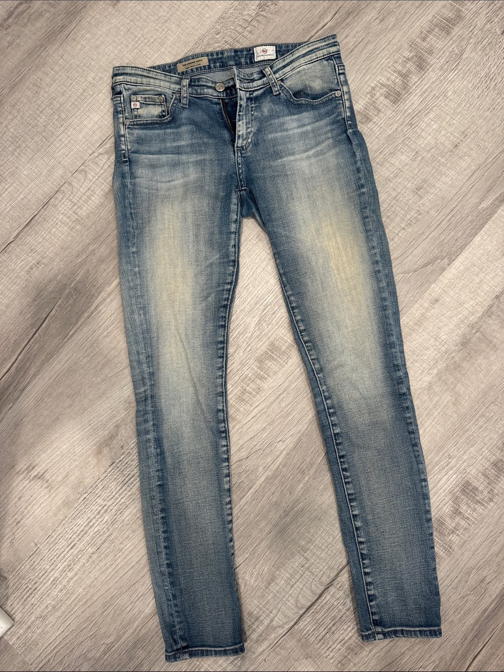 AG Adriano Goldschmied Light Blue Skinny Jeans